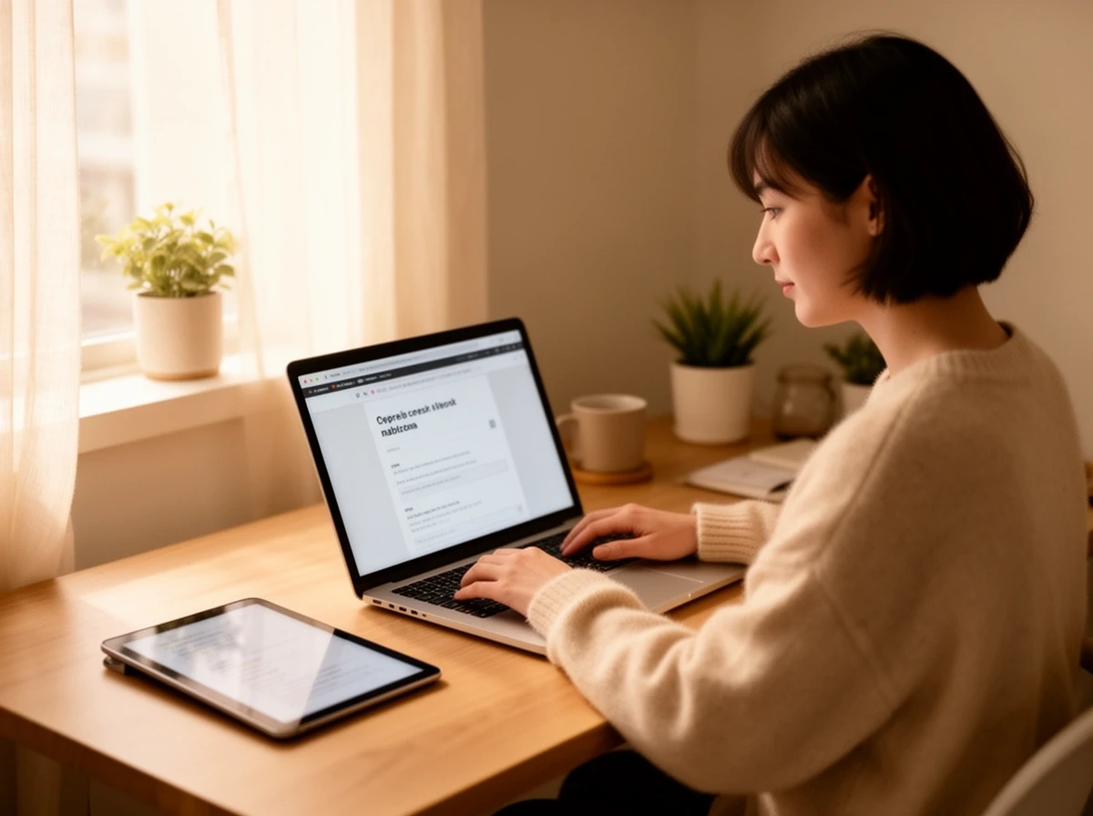 Teilnehmer beim Online-Kurs mit praktischen Aufgaben